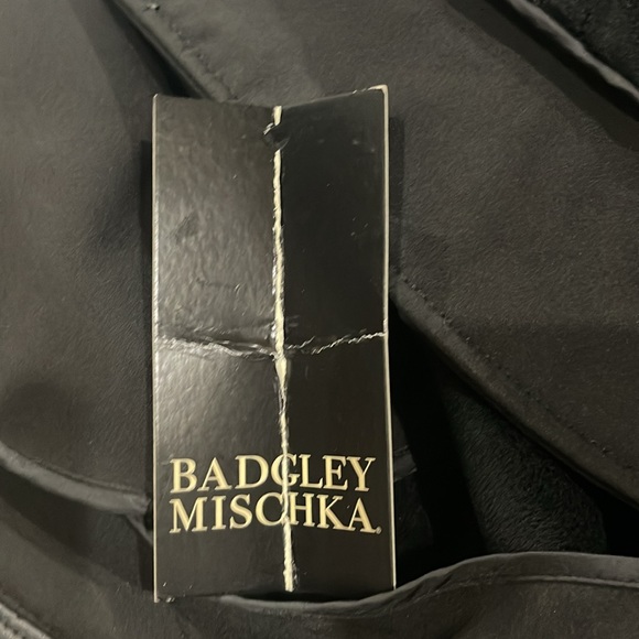 Badgley Mischka Black Paneled Thermotech Jacket - Picture 13 of 16